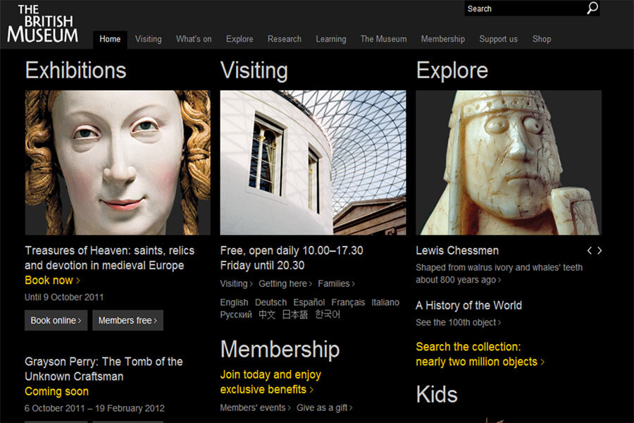 Xây dựng website là kênh phát ngôn chính thức của bảo tàng